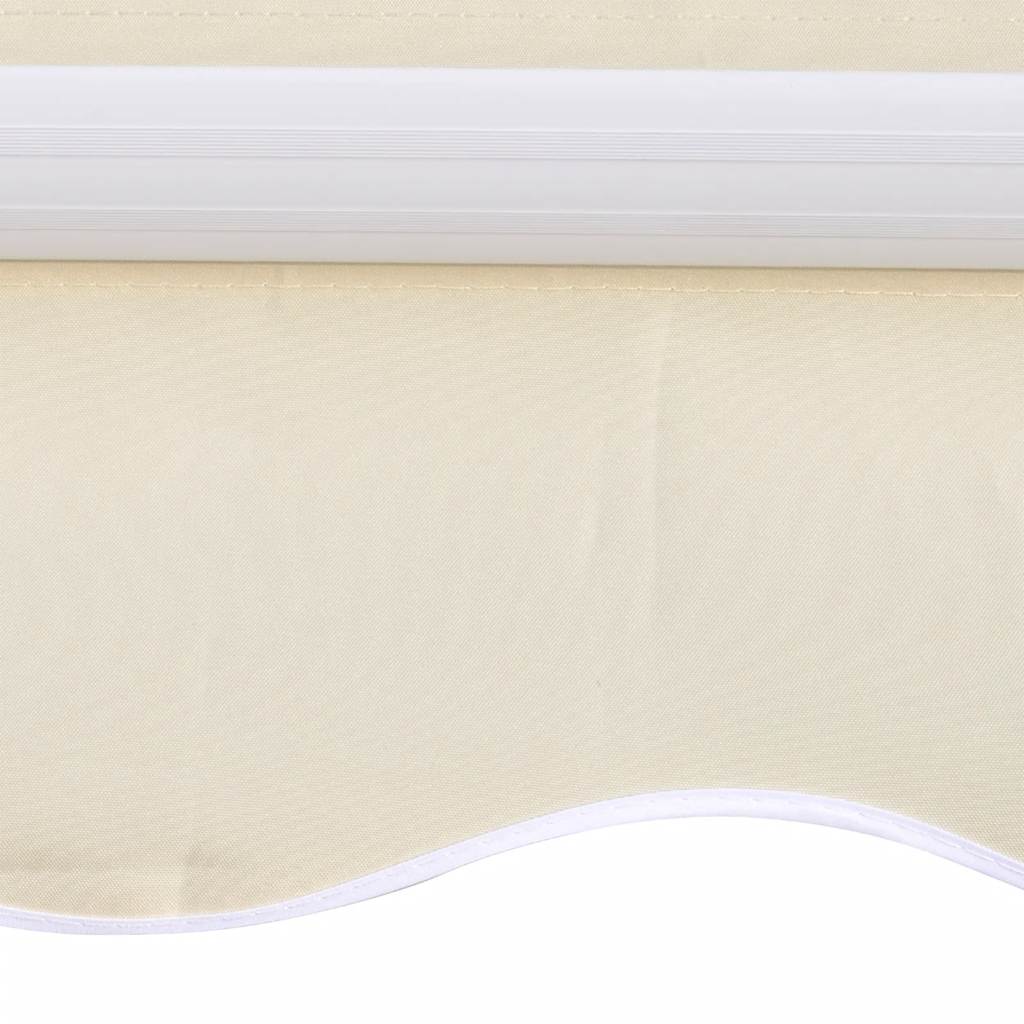Tecido de substituição para toldo creme 300x250 cm poliéster