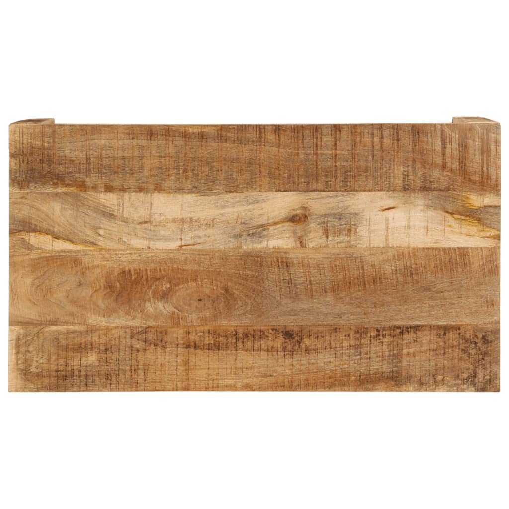 Mesa de centro 100x55x40 cm madeira de mangueira maciça