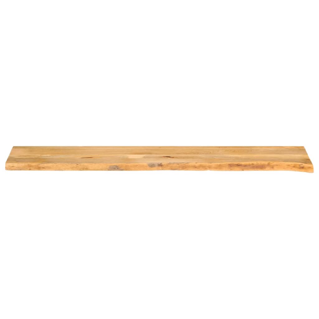 Tampo de mesa c/ borda viva 140x30x3,8 cm mangueira maciça