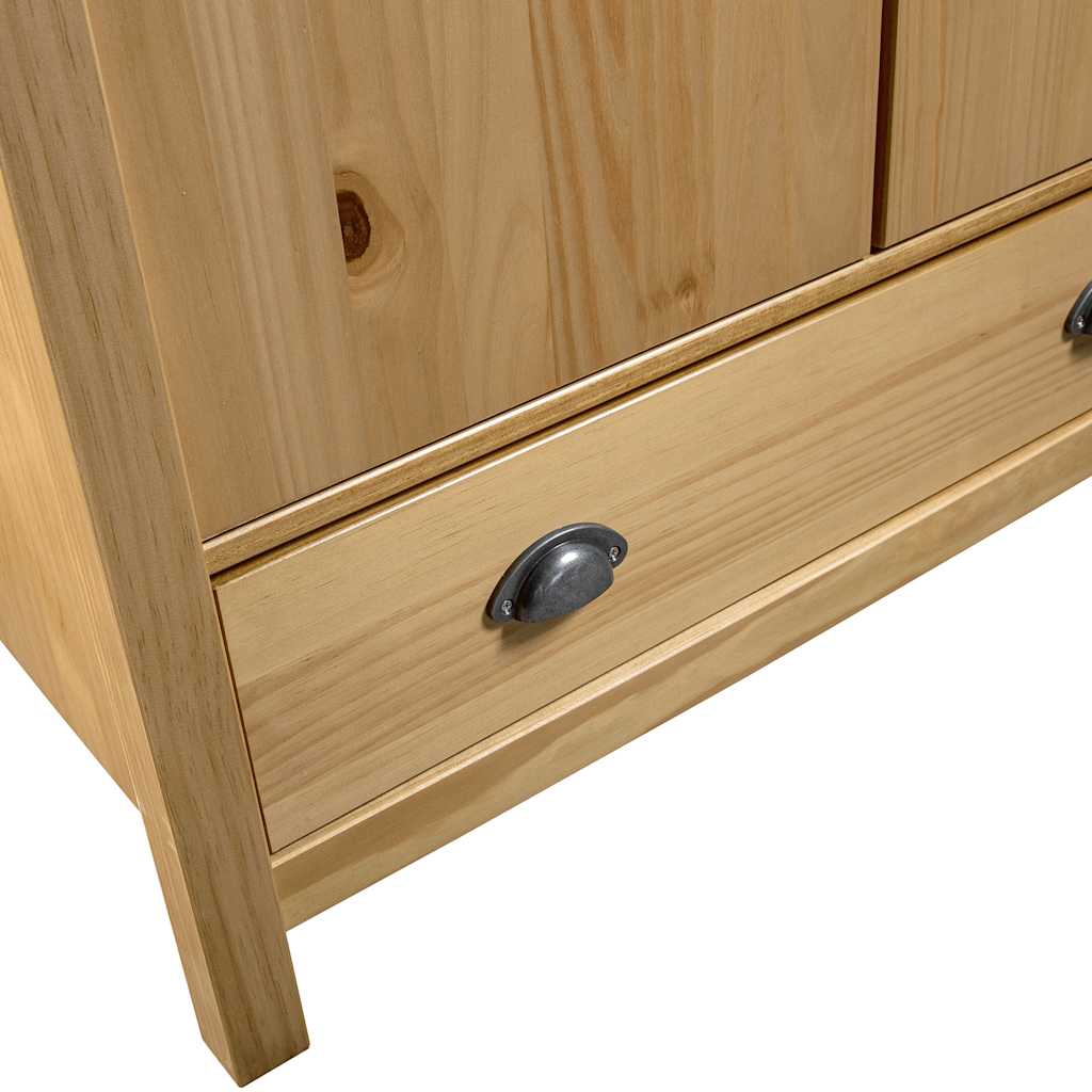 Roupeiro 2 portas hill 89x50x170 cm pinho maciço