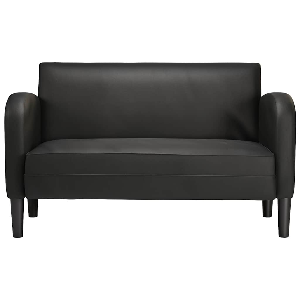 Sofá-luvas 110 cm couro artificial preto