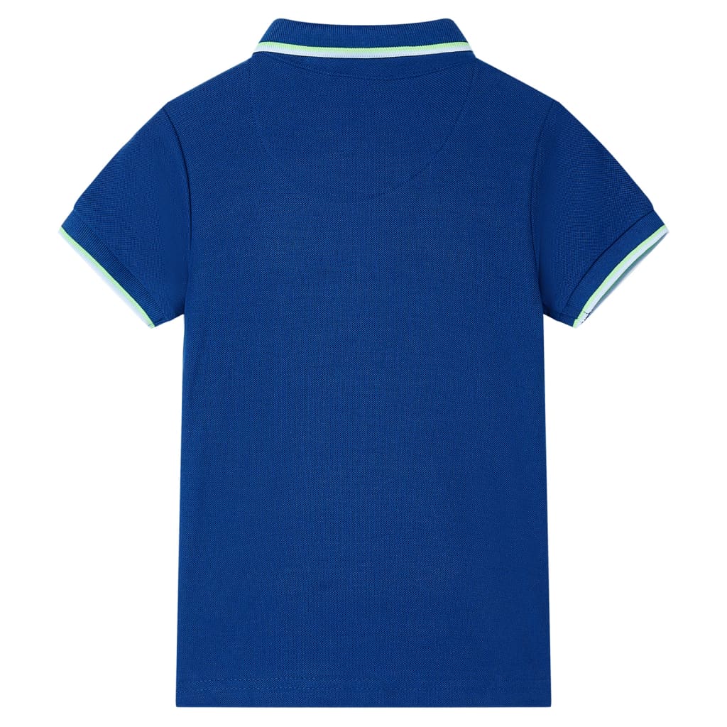Polo para criança azul-escuro 116