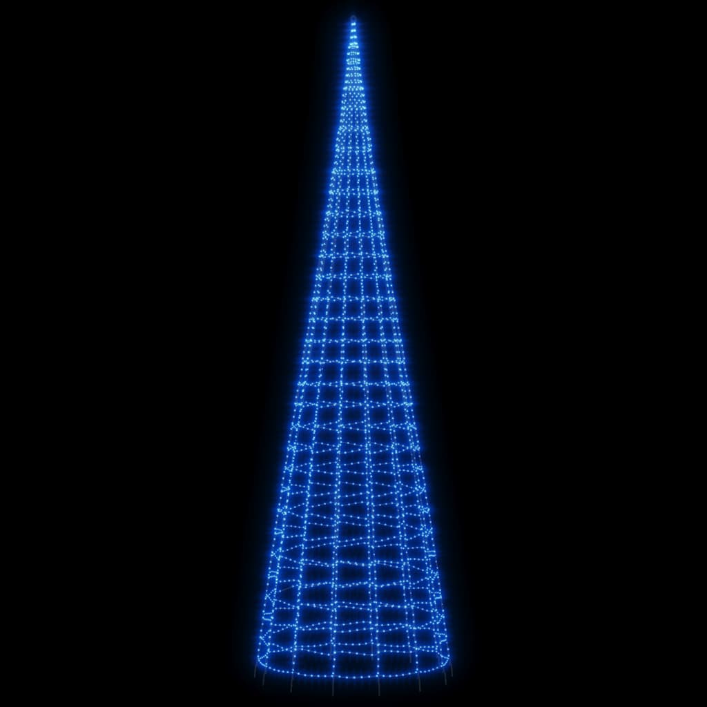 Árvore de natal LED 3000 leds azul 800 cm