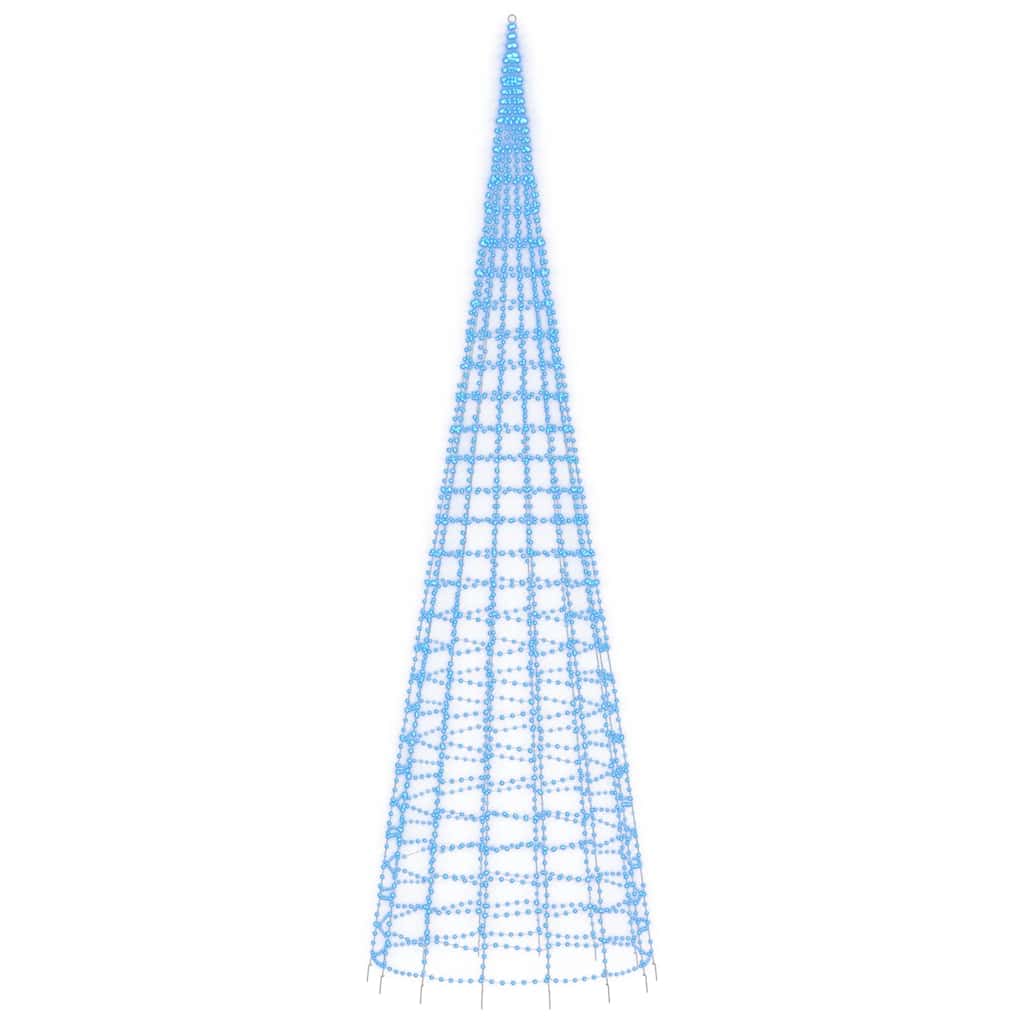 Árvore de natal LED 3000 leds azul 800 cm