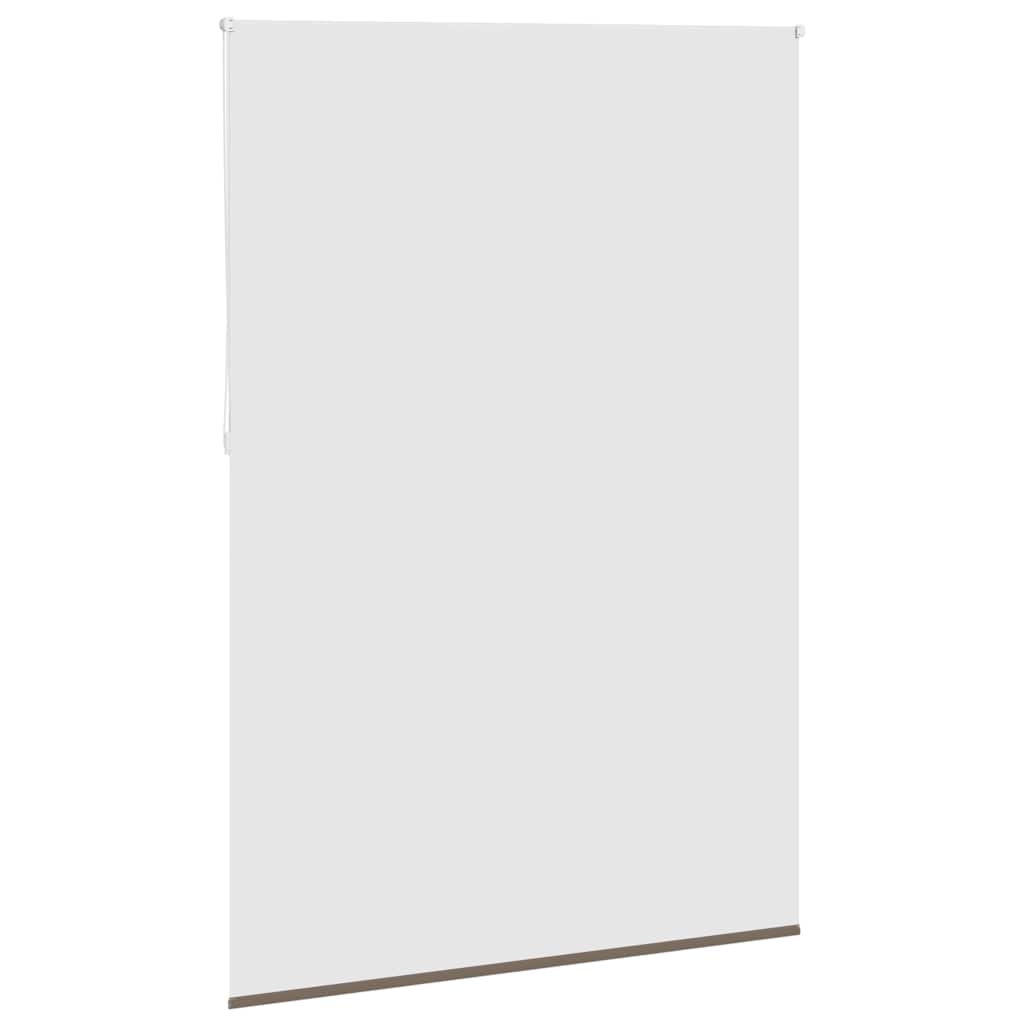Cortina de rolo blackout, 164,4 x 230 cm, largura do tecido 160 cm, cor café.
