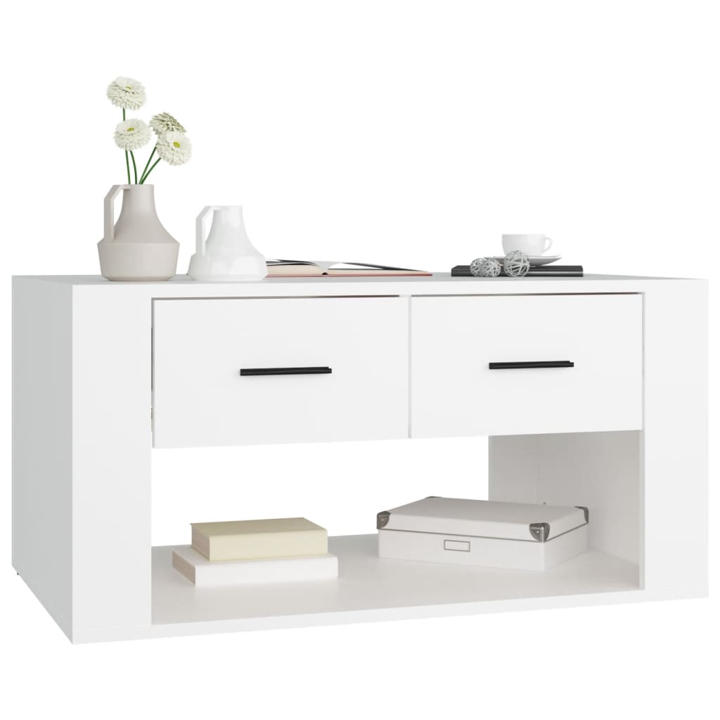 Mesa de centro 80x50x40 cm derivados de madeira branco