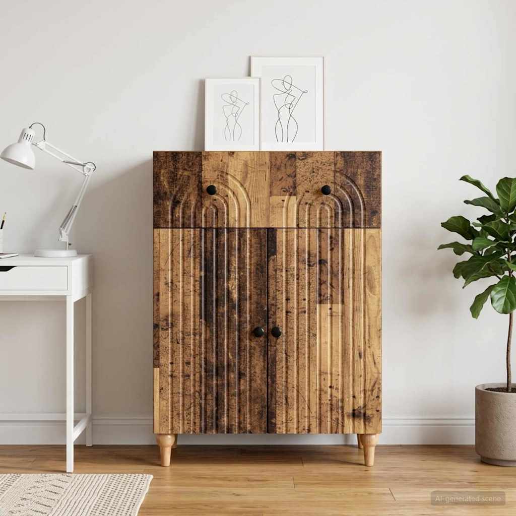 Buffet madeira antiga 66 x 34,5 x 90 cm derivados de madeira