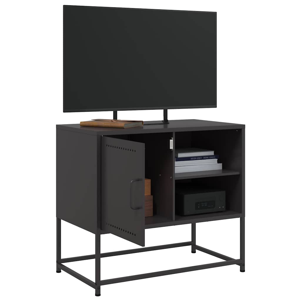 Móvel de TV 68x39x60,5 cm aço preto