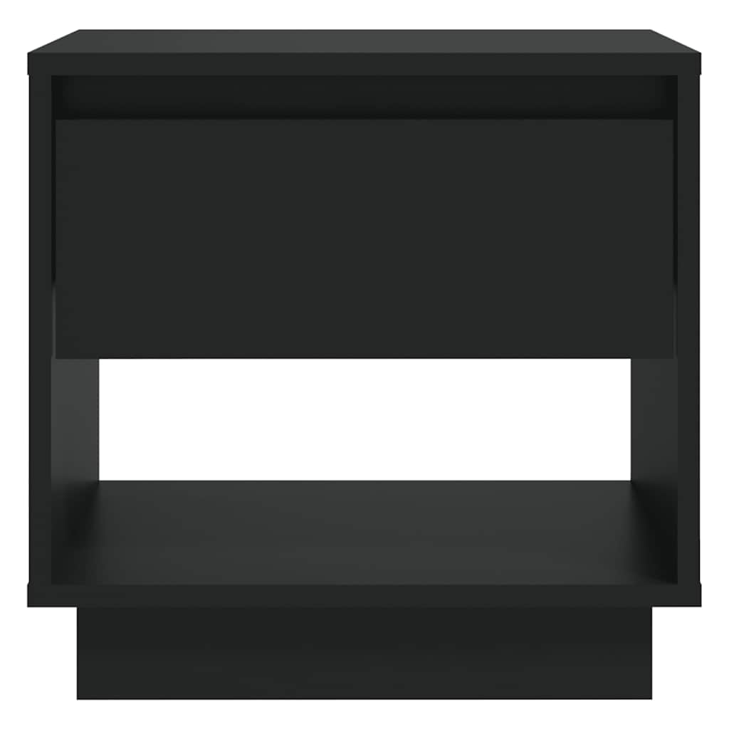 Mesa de cabeceira 45x34x44 cm contraplacado preto