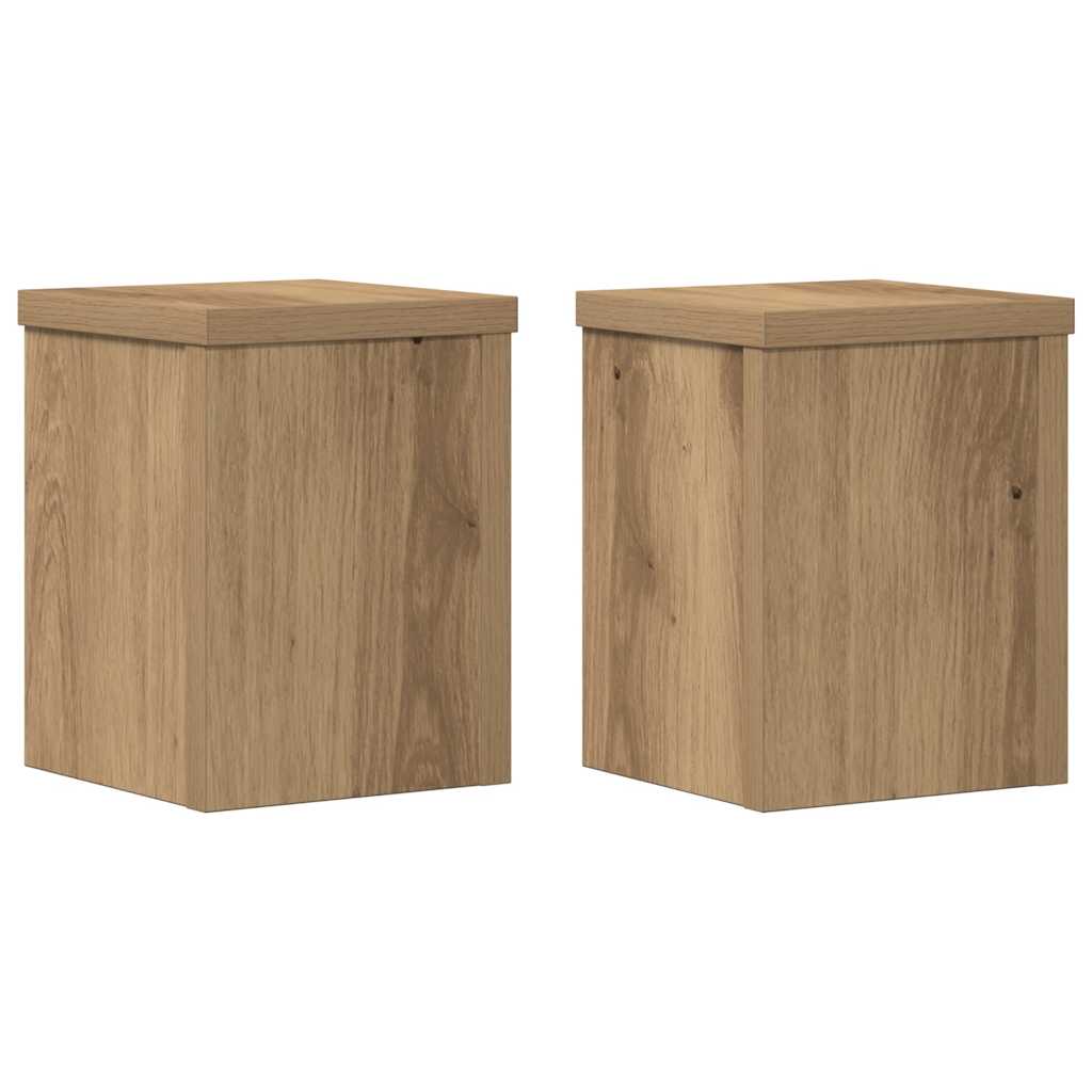 Suportes p/ plantas 2 pcs 15x15x20 cm derivados madeira
