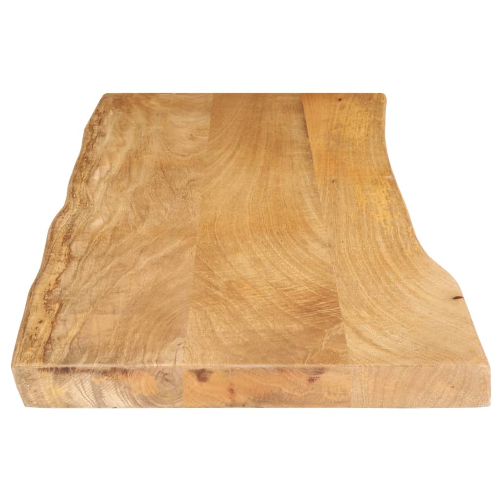 Tampo de mesa c/ borda viva 110x40x2,5 cm mangueira maciça