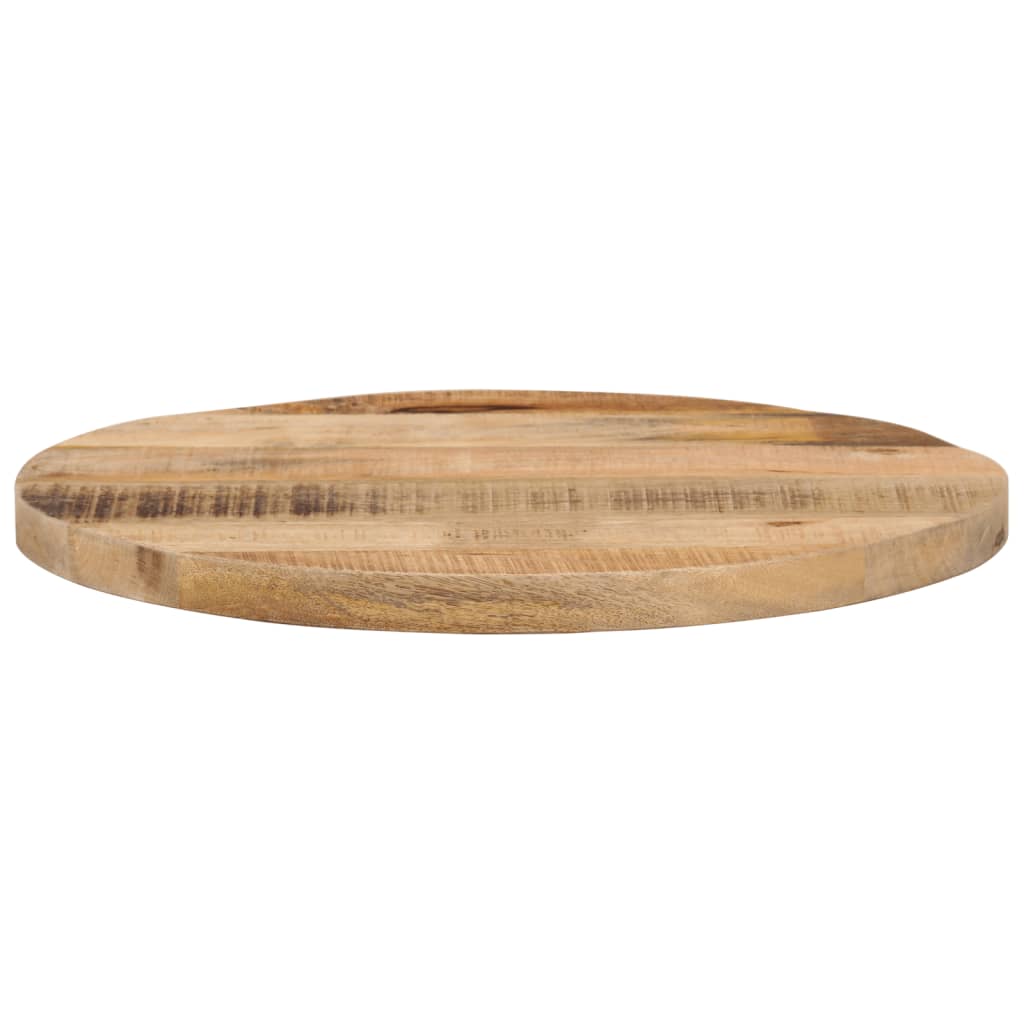Tampo de mesa redondo ø40x3,8cm madeira mangueira áspera maciça