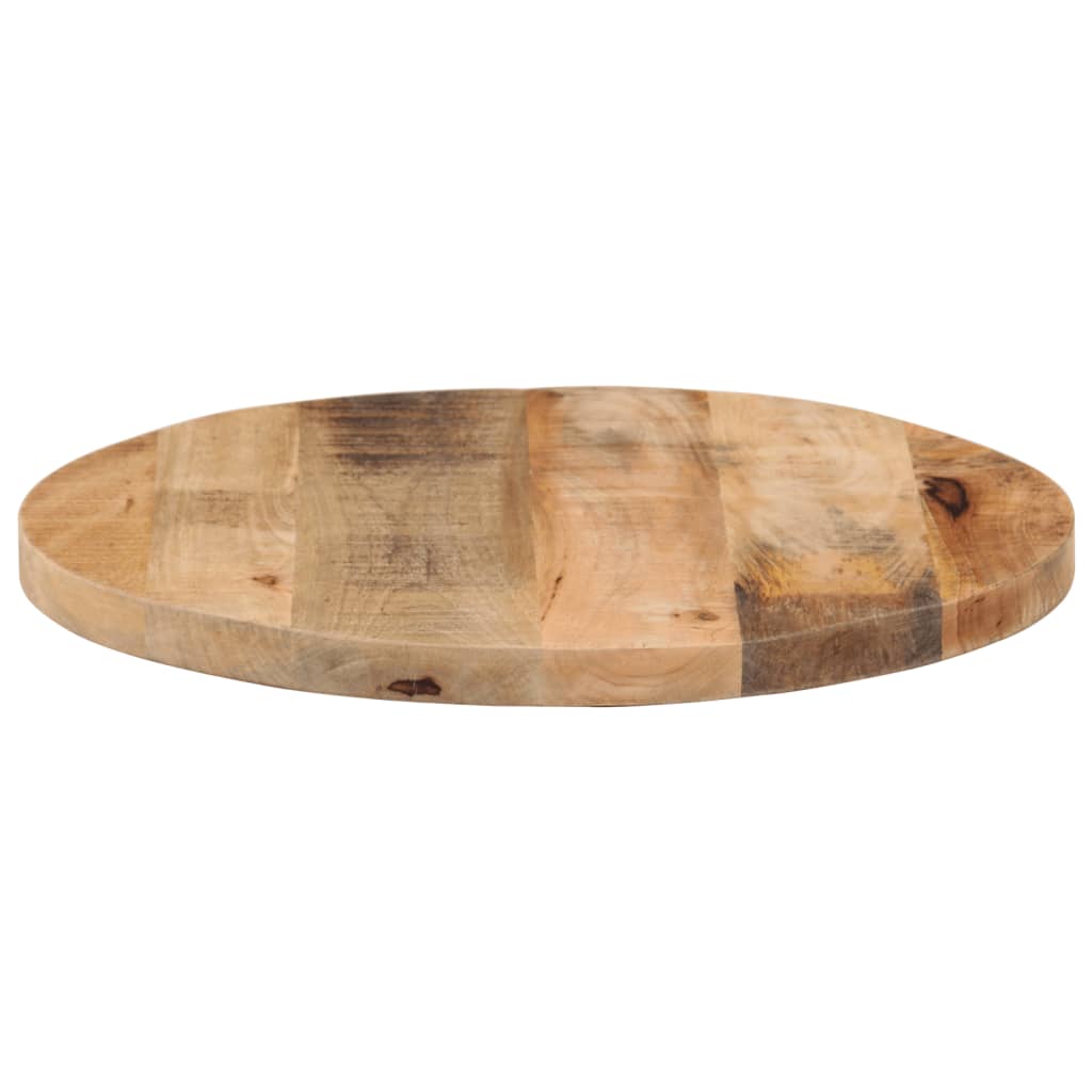 Tampo de mesa redondo ø40x3,8cm madeira mangueira áspera maciça