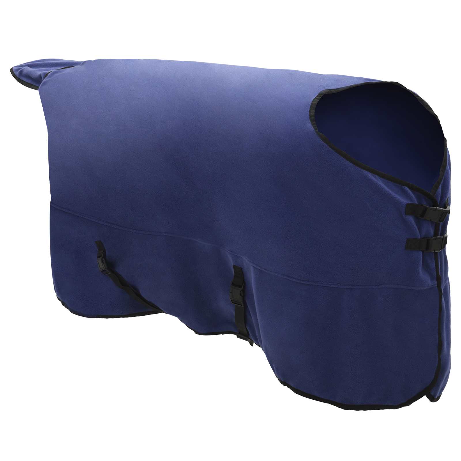 Cobertor de cavalo azul marinho 165 cm poliéster