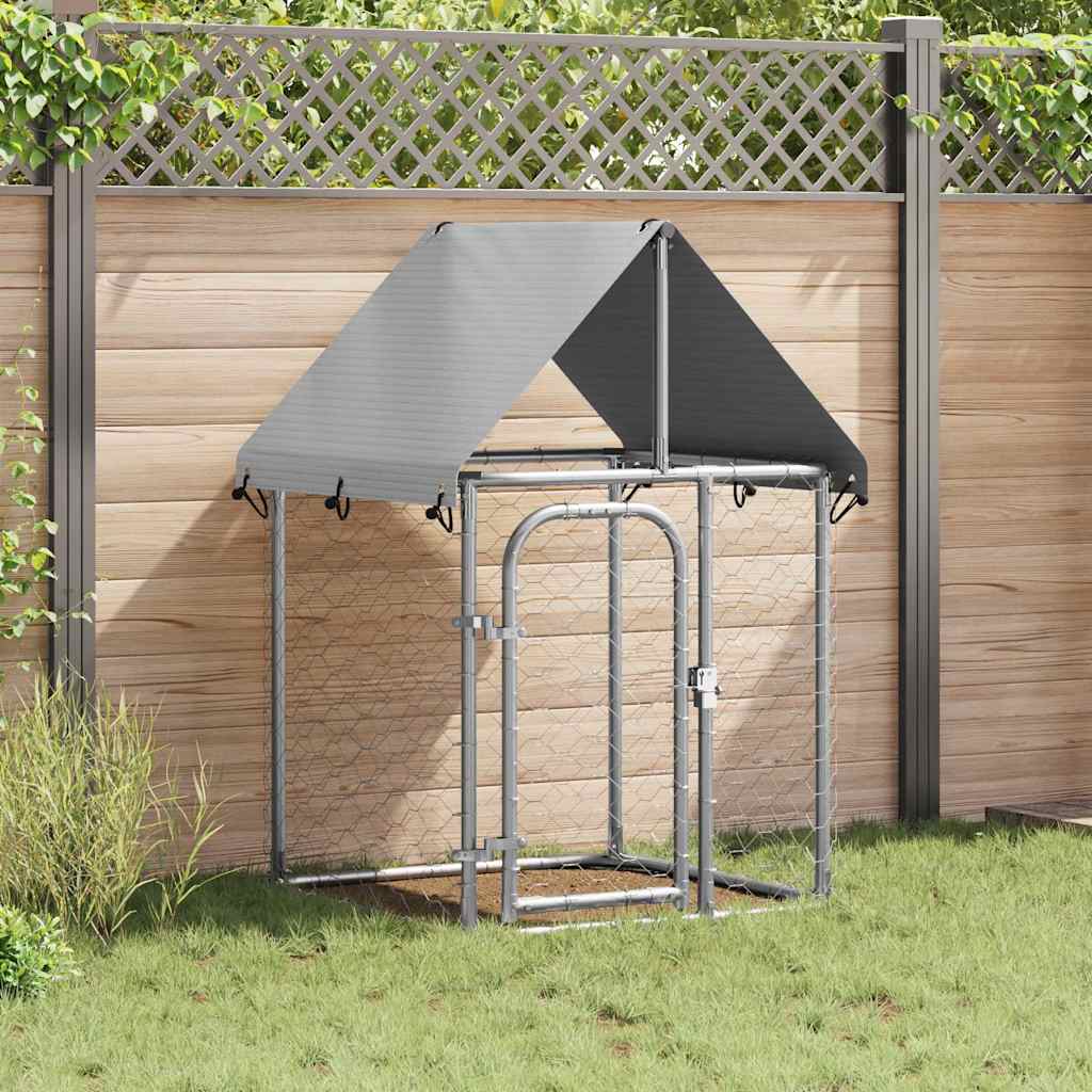 Canil de exterior com telhado 100x100x150 cm
