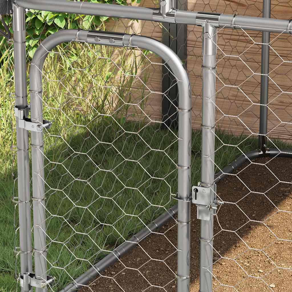 Canil de exterior com telhado 100x100x150 cm