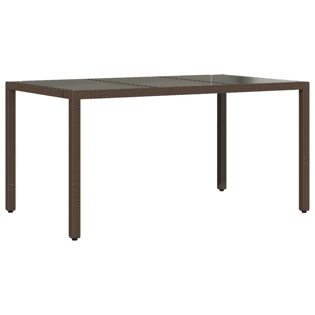 7 Pcs conjunto jantar p/ jardim c/ almofadões vime PE castanho