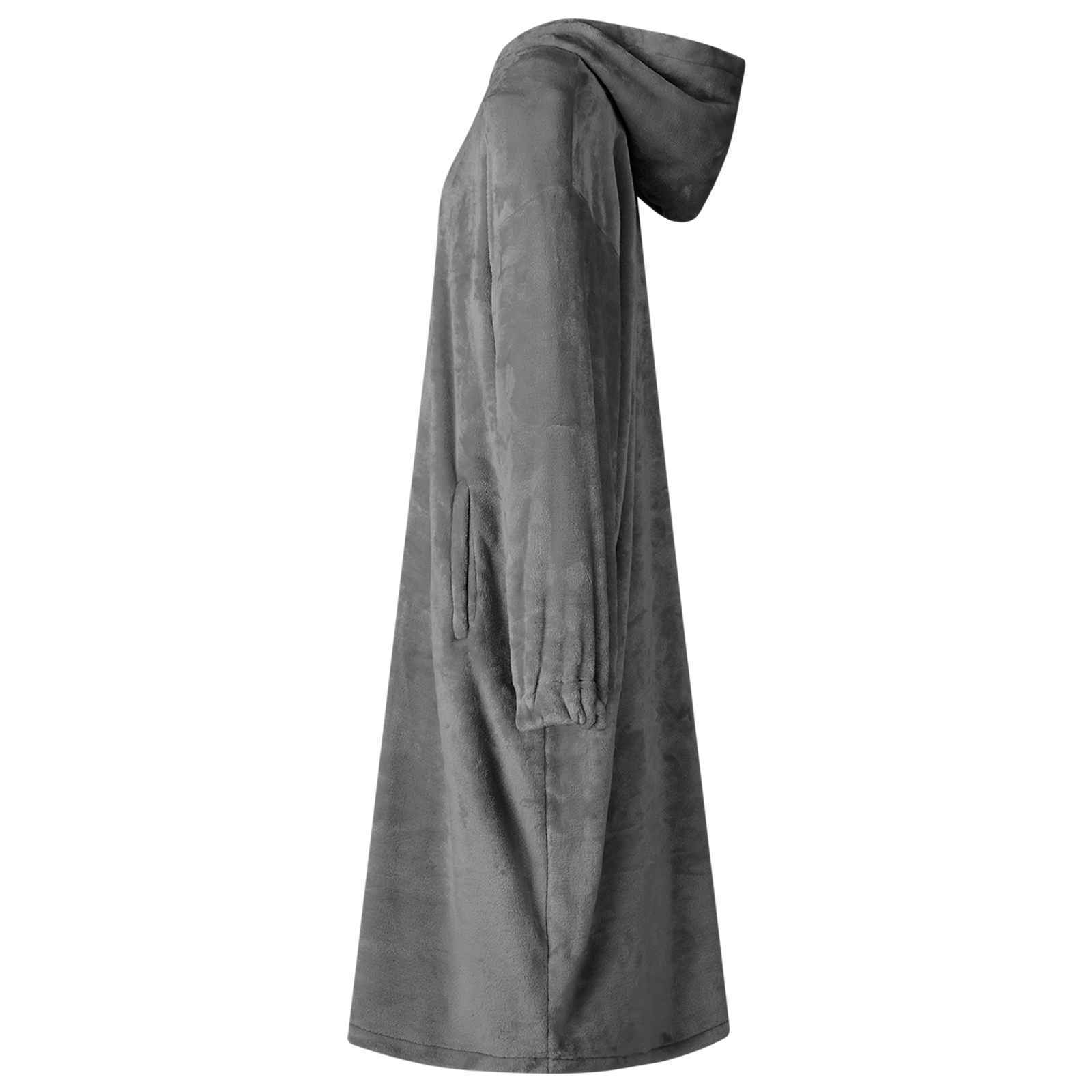 Sweatshirt manta cinza escuro l flanela
