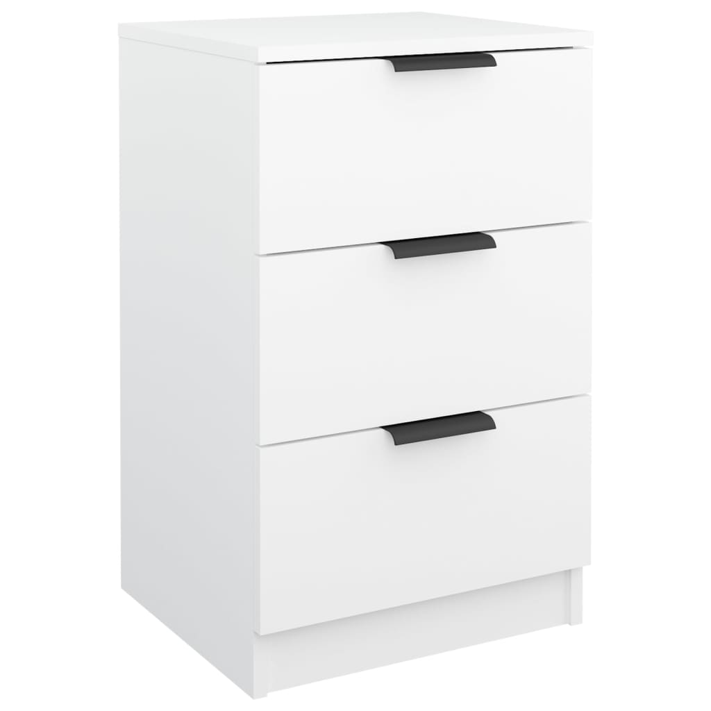 Mesa de cabeceira 40x36x65 cm branco