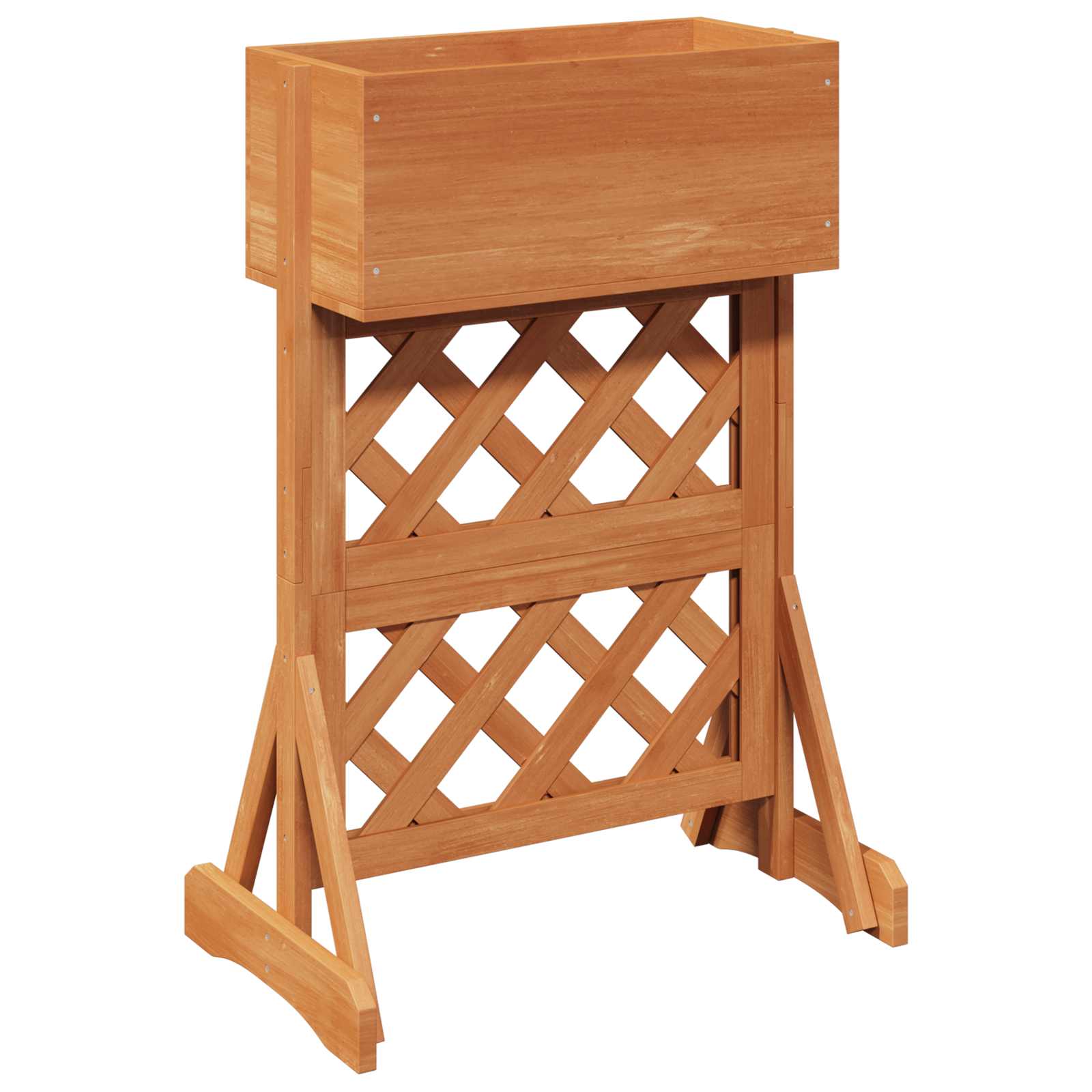 Trellis de jardim vertical laranja 48 x 30 x 70,5 cm