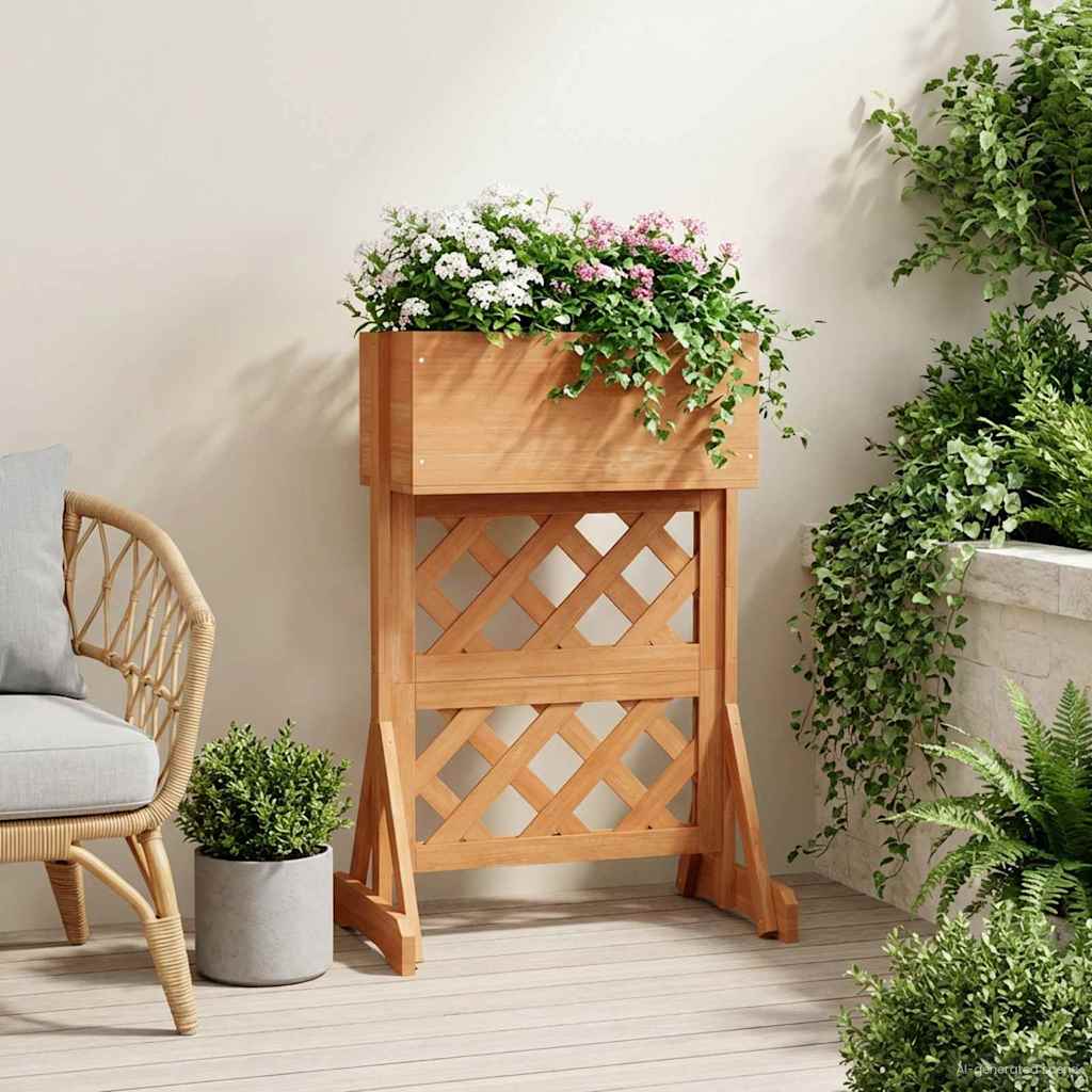 Trellis de jardim vertical laranja 48 x 30 x 70,5 cm