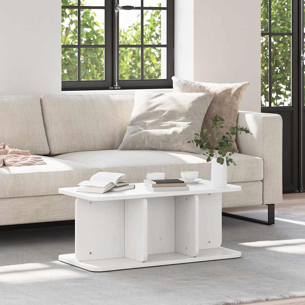 Mesa de centro branco 80 x 39,5 x 33,5 cm