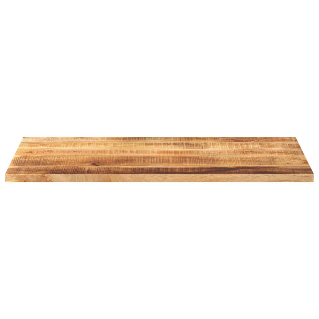 Tampo de mesa retangular 120x50x2,5 cm mangueira áspera maciça