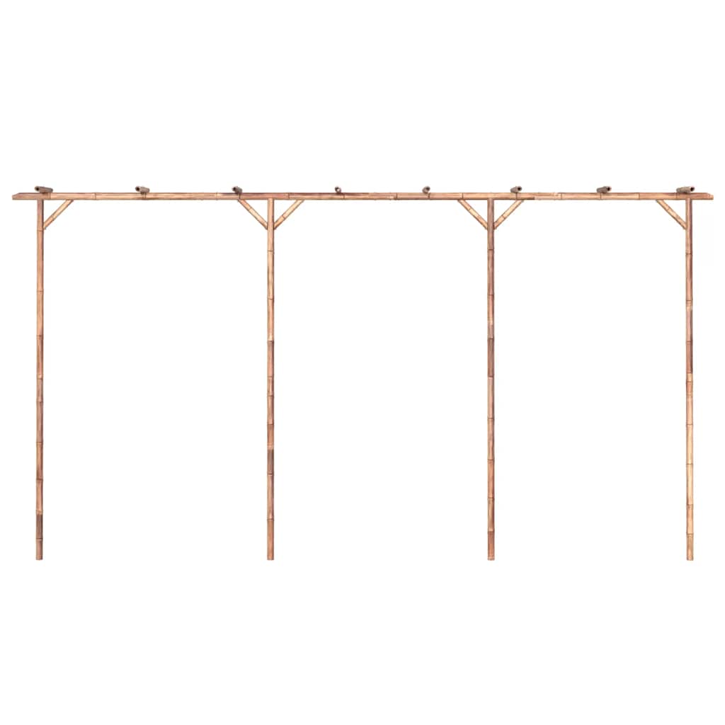 Pérgola de bambu 385x40x205 cm