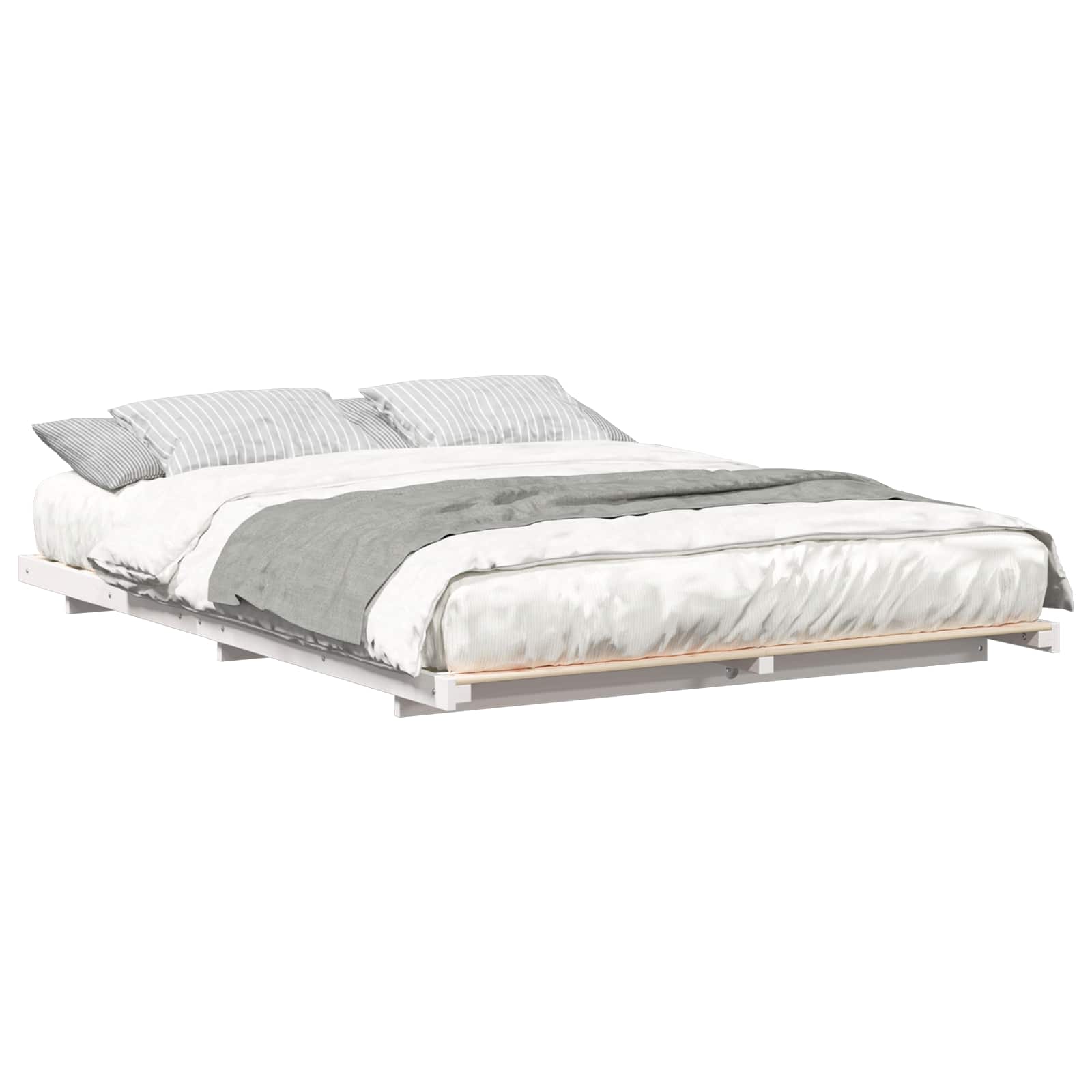 Estrutura da cama branco 140 x 210 cm