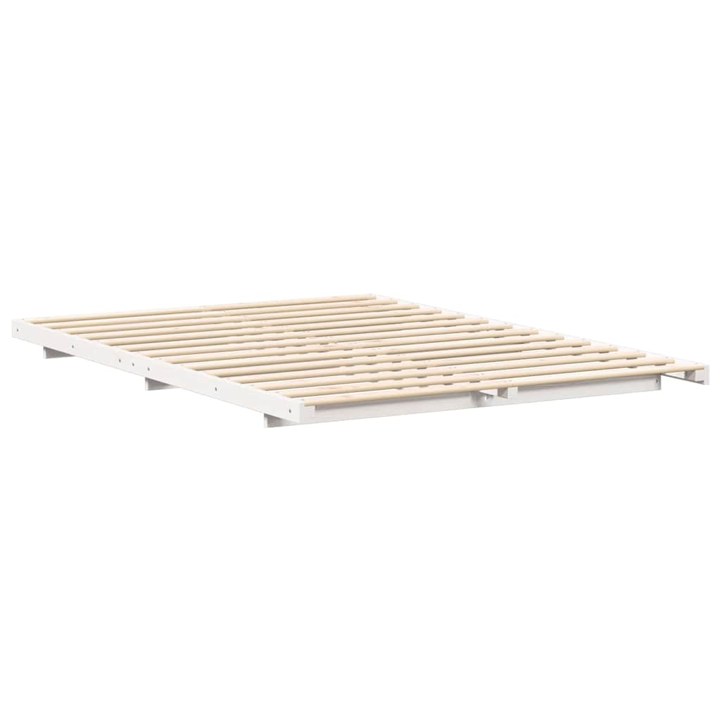 Estrutura da cama branco 140 x 210 cm