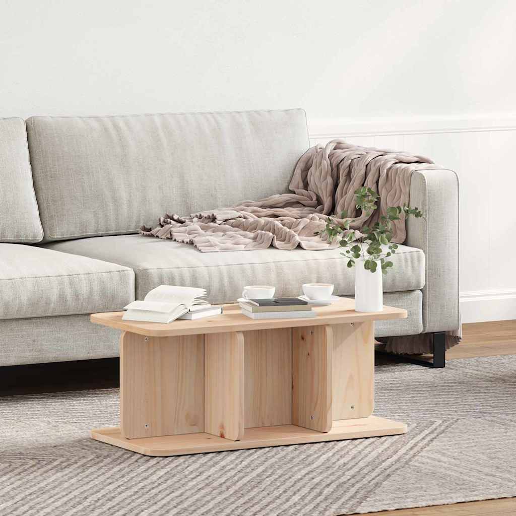 Mesa de centro natural 80 x 39,5 x 33,5 cm