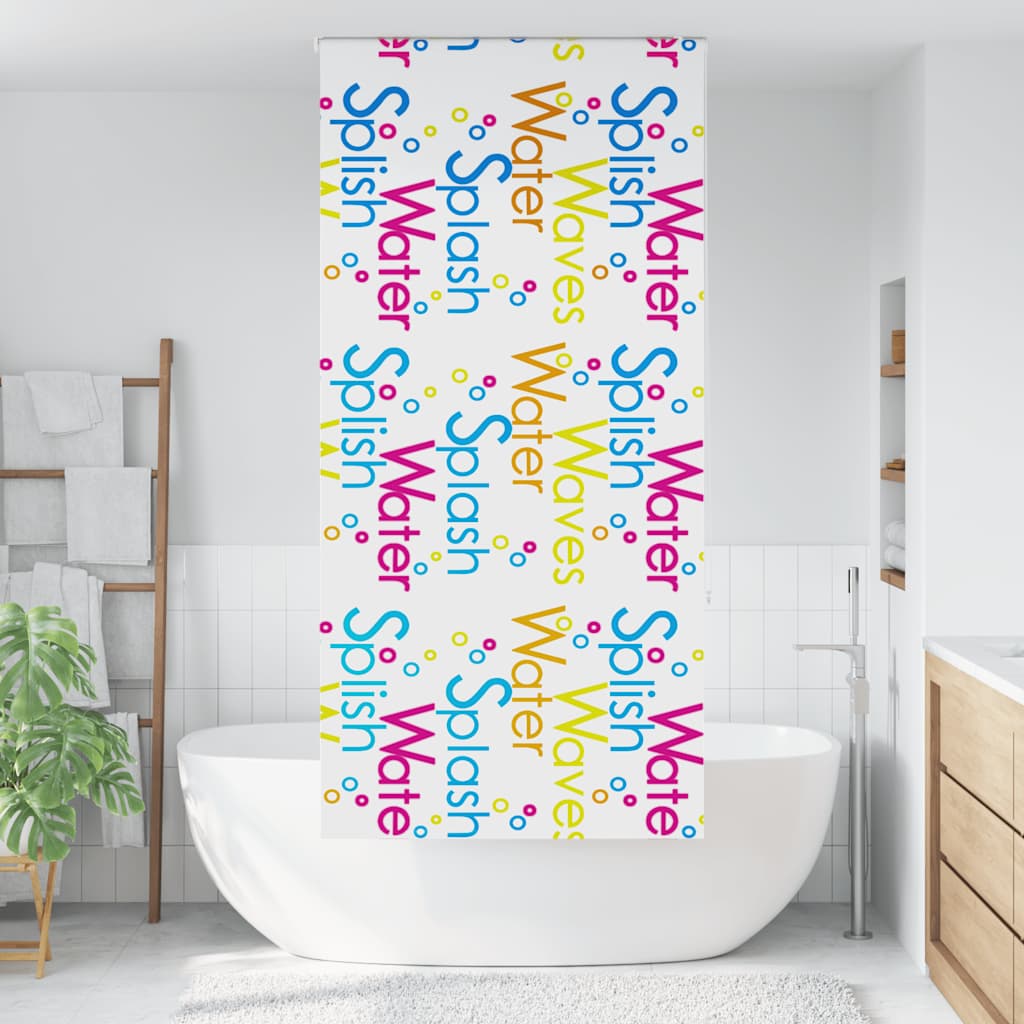 Rolo de duche estores 110x240 cm largura tecido 106 cm