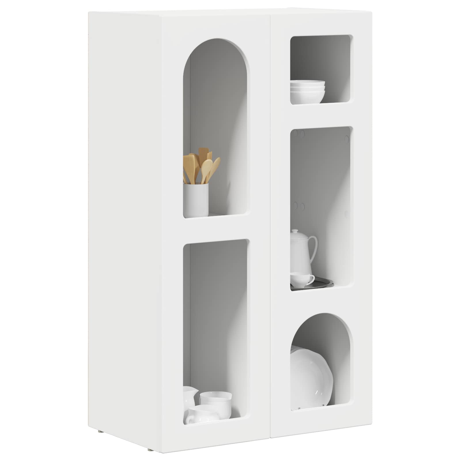Buffet elst branco 59 x 35 x 100,5 cm derivados de madeira