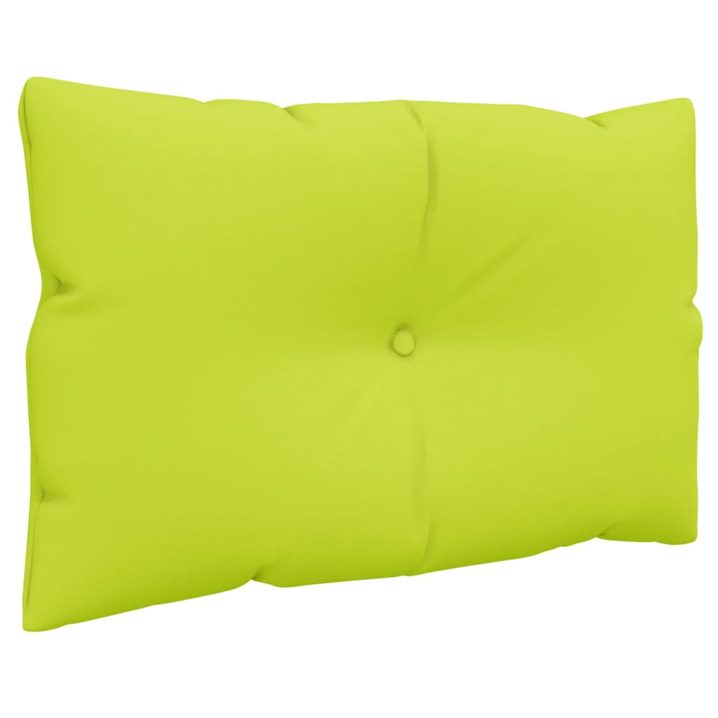 Almofadões para móveis de paletes 2 pcs tecido verde brilhante