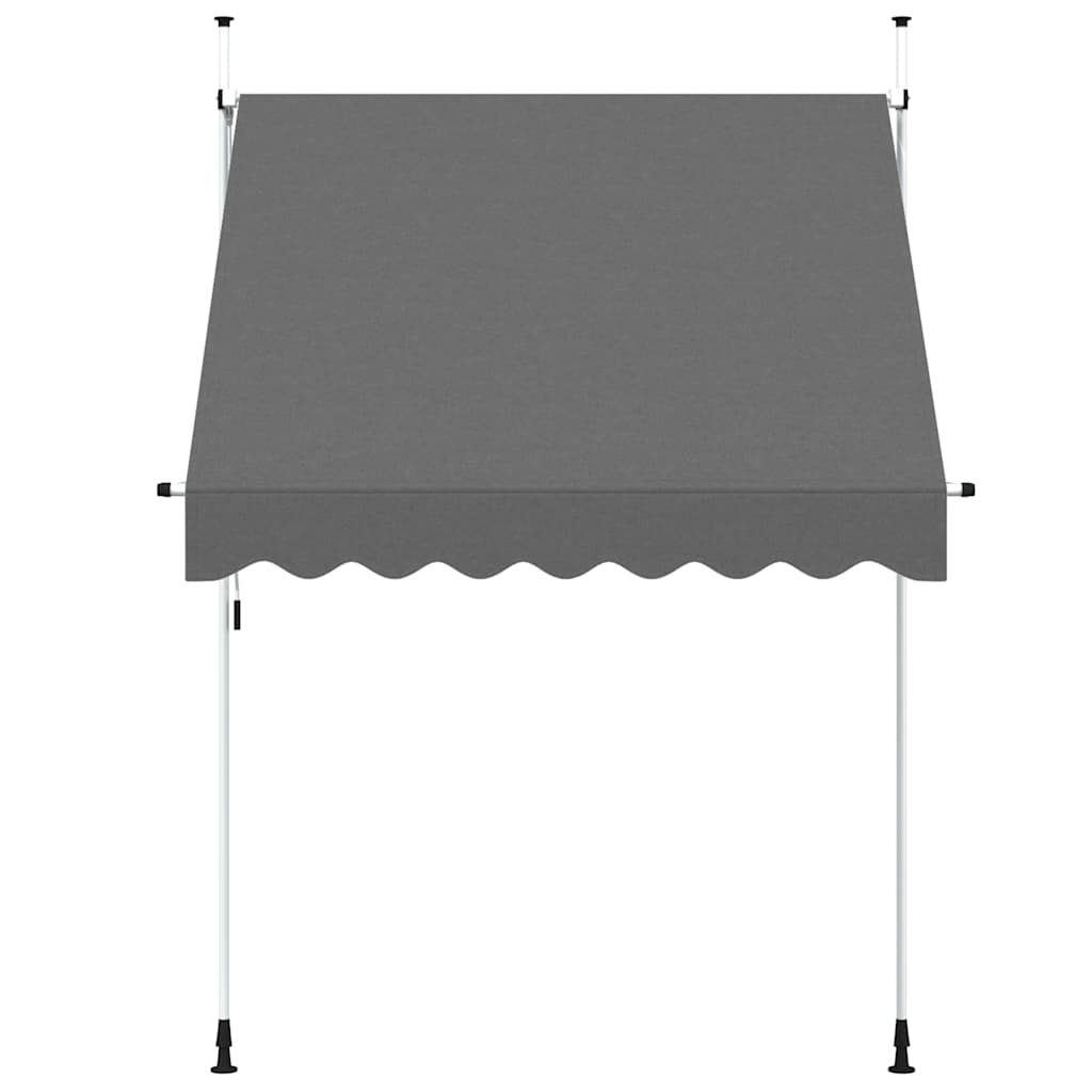 Toldo retrátil manual 200 cm antracite