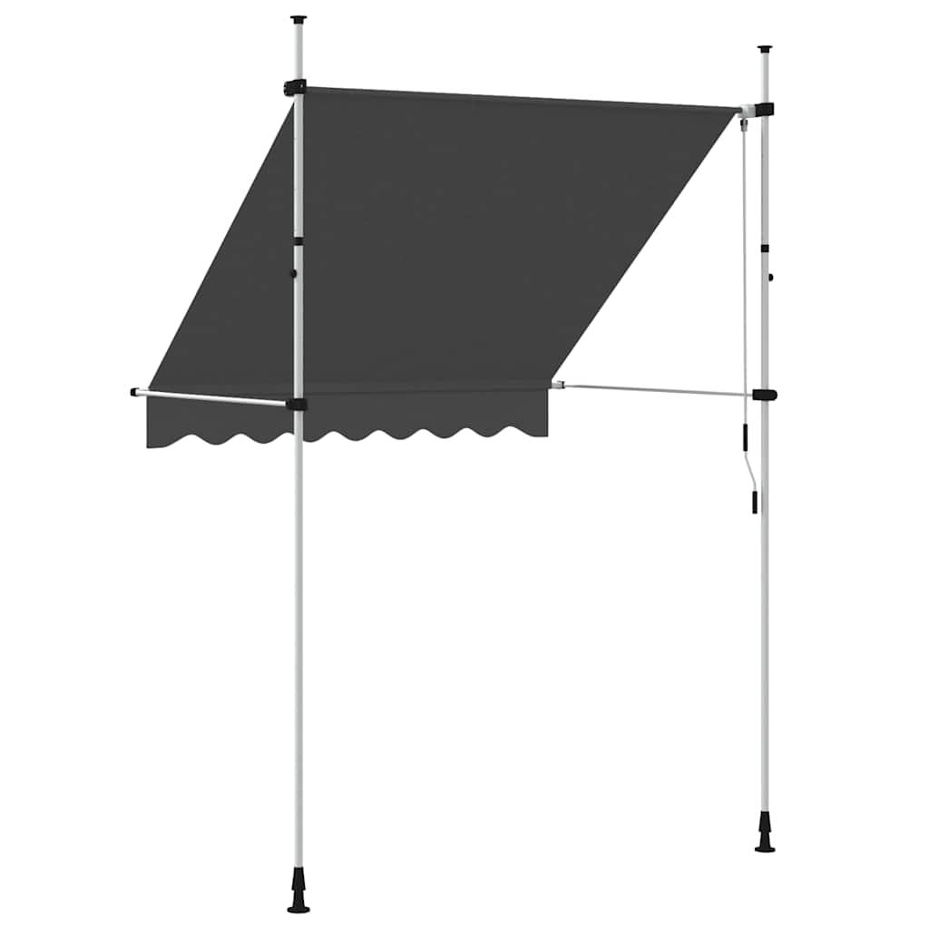 Toldo retrátil manual 200 cm antracite