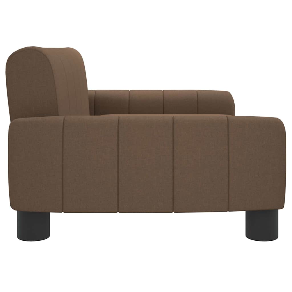 Cama para cães 70x45x30 cm tecido castanho