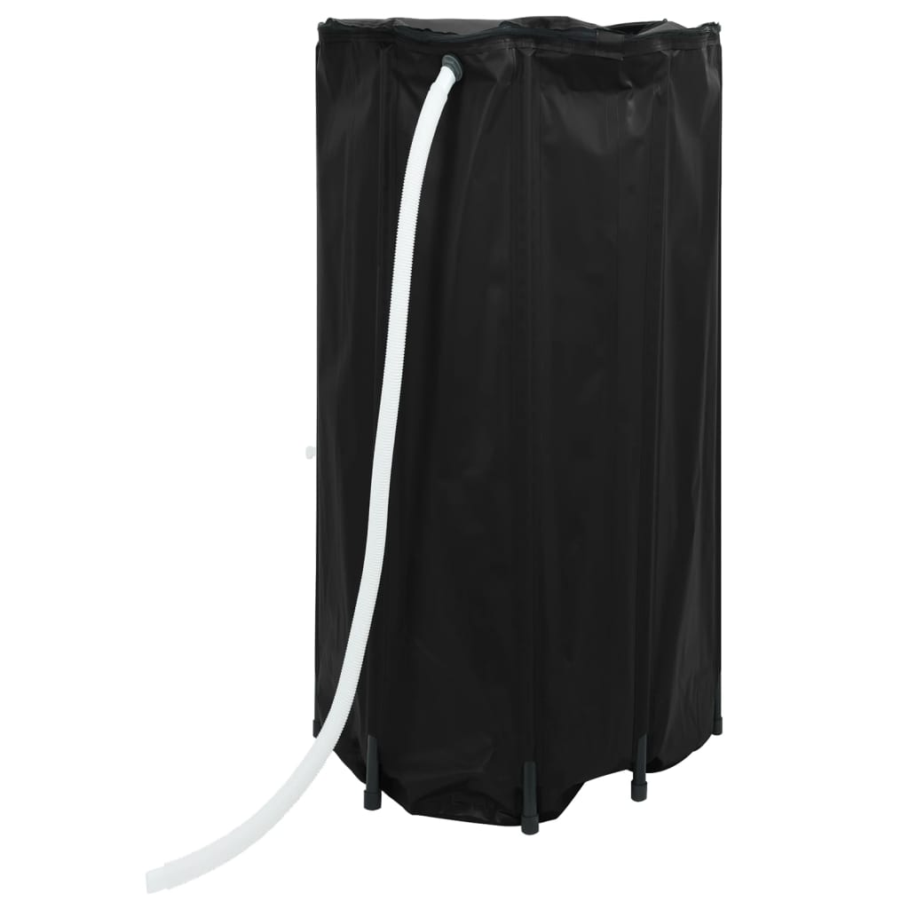 Depósito de água dobrável com torneira 380 l PVC