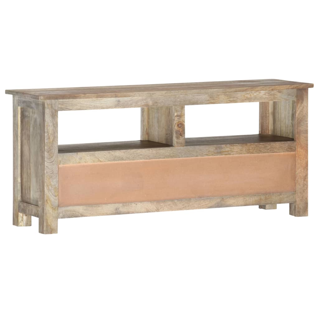 Móvel de TV 110x30x50 cm madeira de mangueira maciça