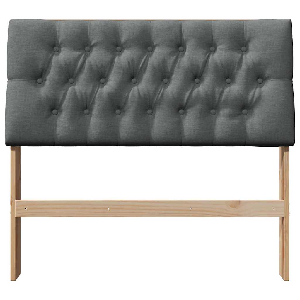 Cabeceira estofada cinza escuro 100 cm