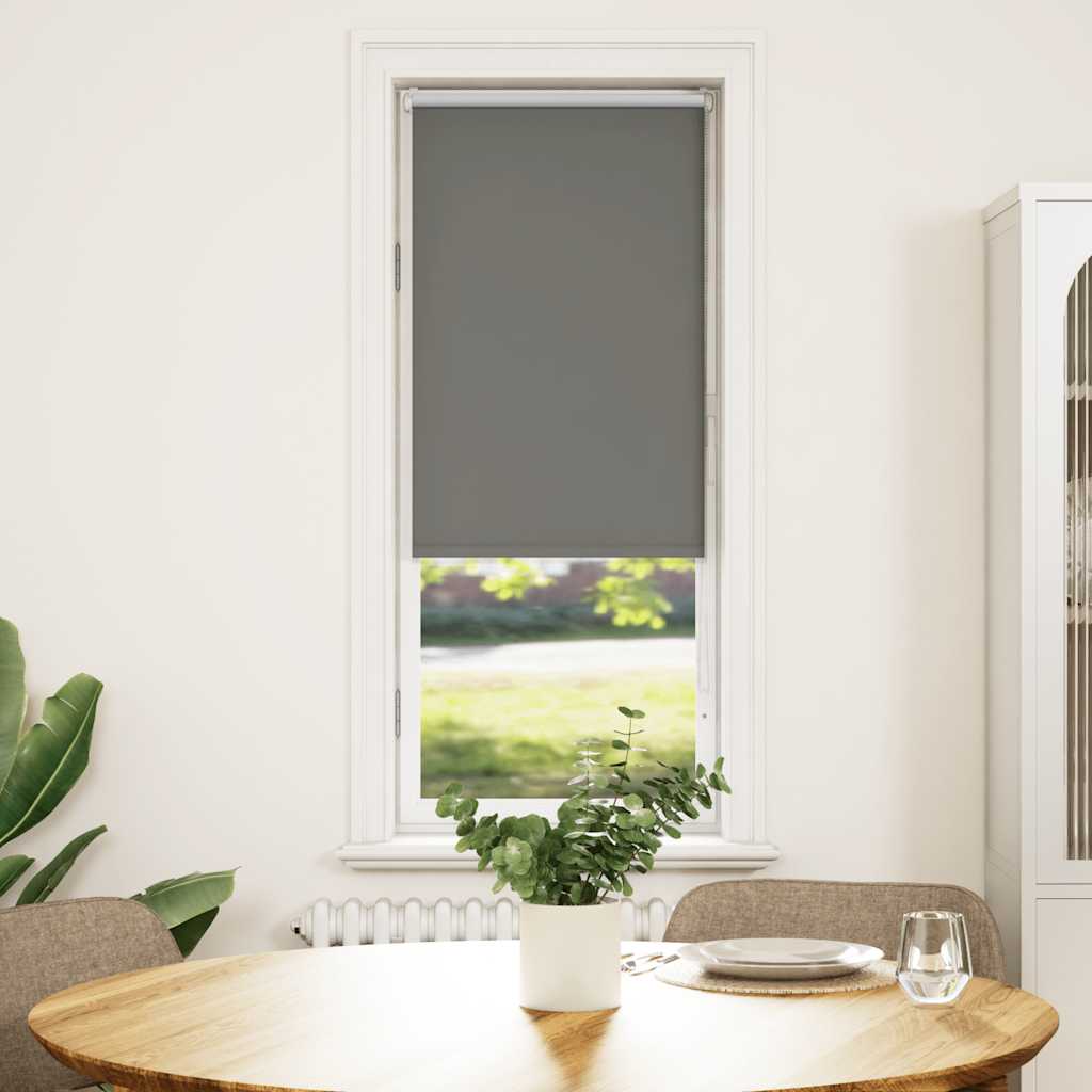 Persiana de enrolar 55x130 cm largura tecido 50,7 cm poliéster