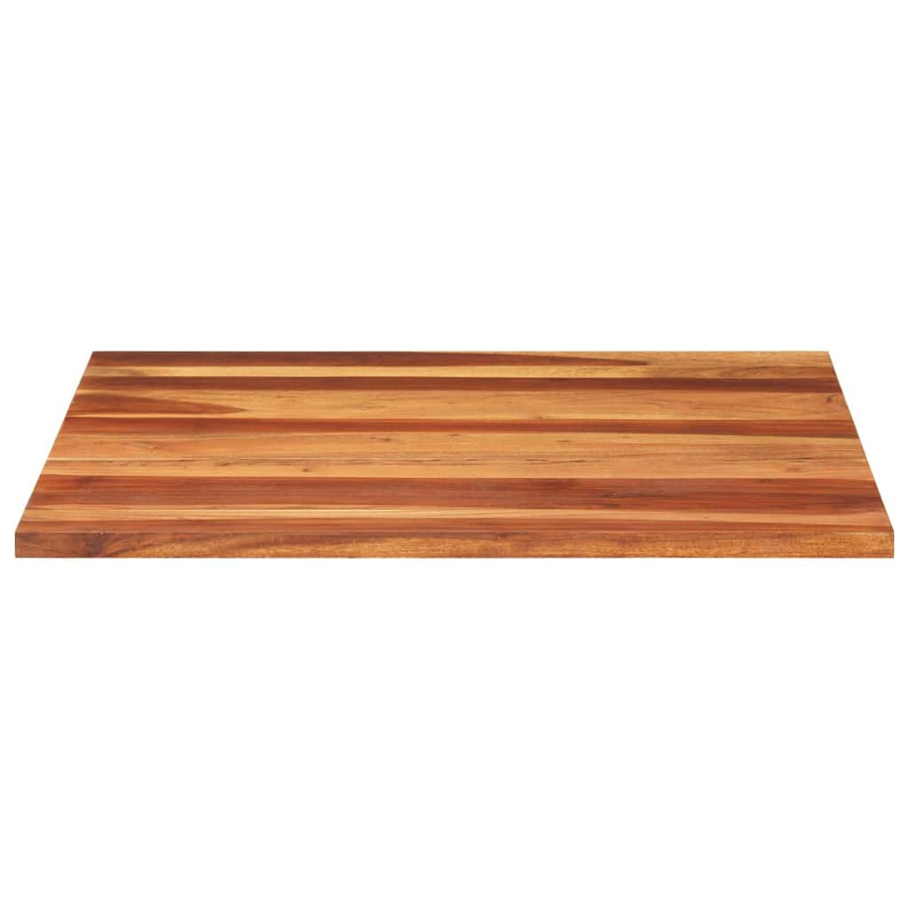 Tampo de mesa madeira de acácia maciça 25-27 mm 80x80 cm