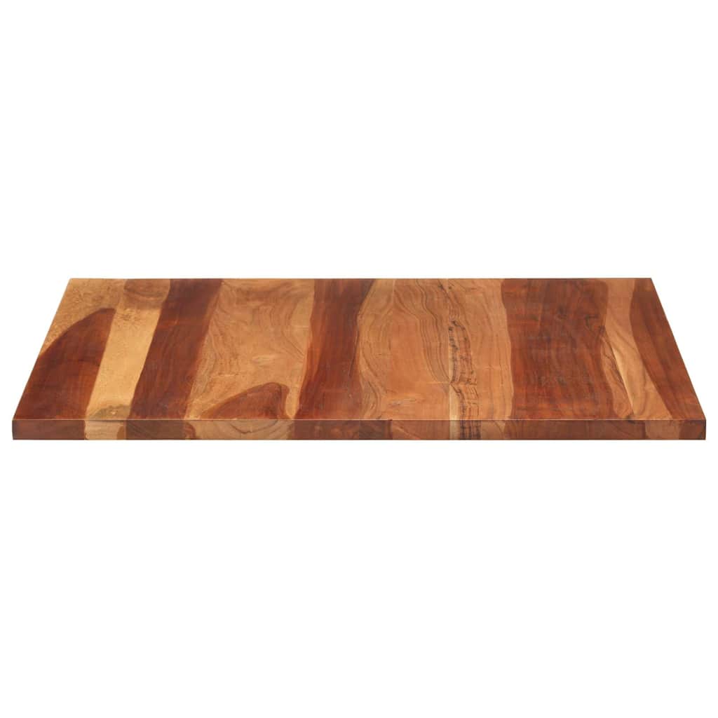 Tampo de mesa madeira de acácia maciça 25-27 mm 80x80 cm