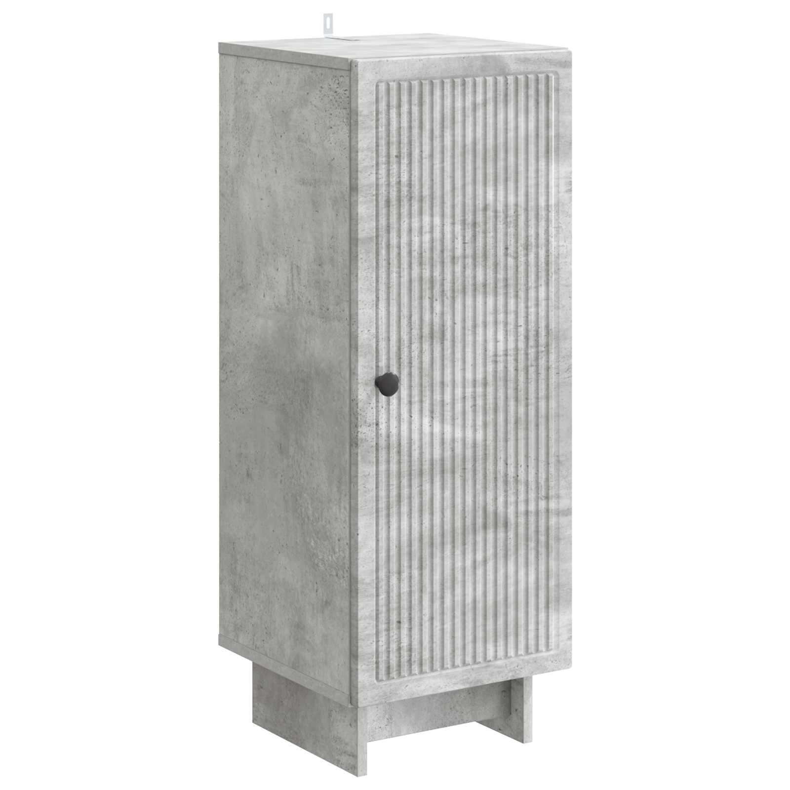 Buffet cinzento cimento 33 x 34,5 x 90 cm derivados de madeira