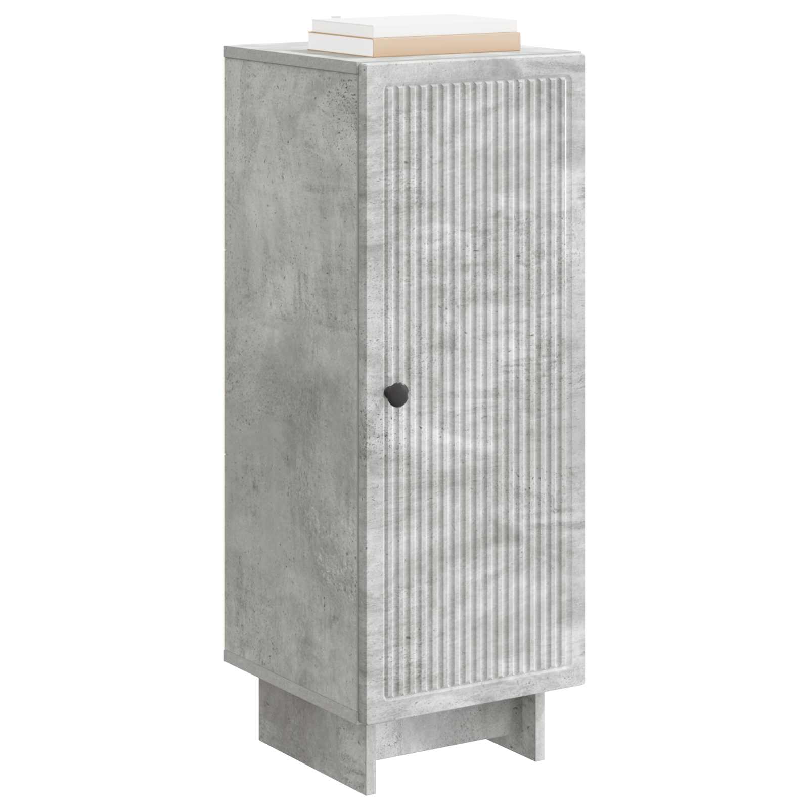 Buffet cinzento cimento 33 x 34,5 x 90 cm derivados de madeira