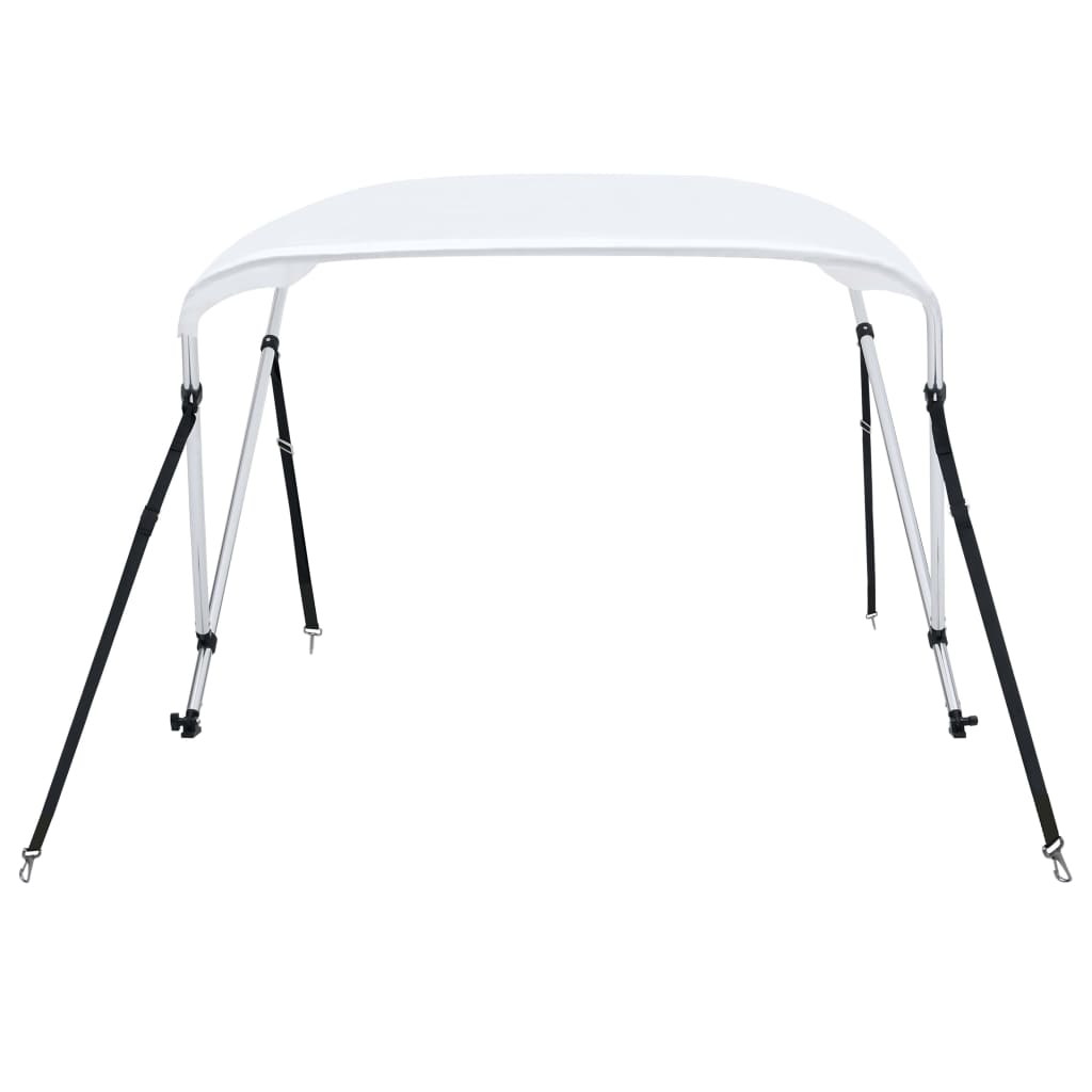 Toldo em 2 arcos bimini 180x150x110 cm branco
