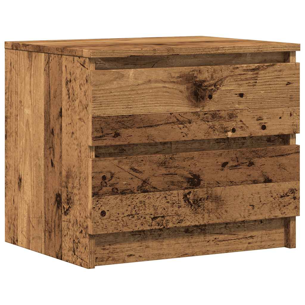 Mesa de cabeceira 50x40x43,5 cm derivados madeira madeira velha