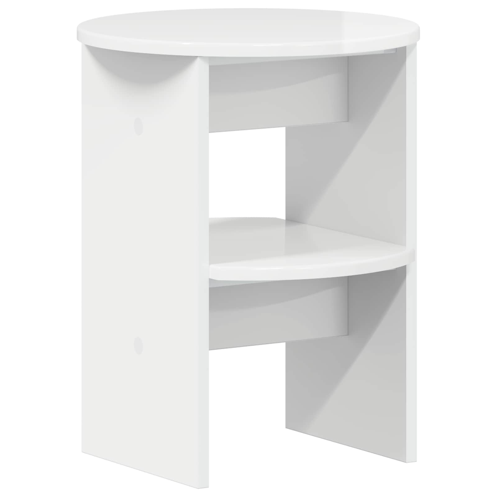 Armário lateral branco alto brilho ø40 x 50 cm