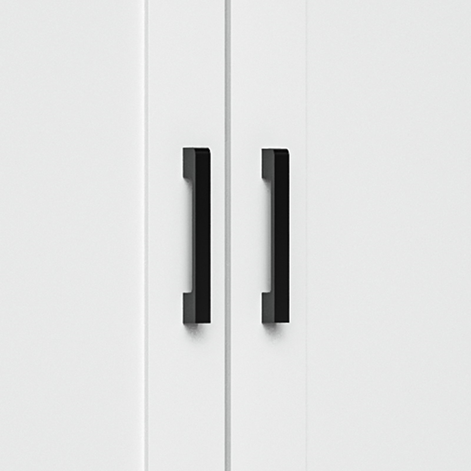 Armário de sala de estar moderno armário de armazenamento com 2 portas prateleira ajustável e base elevada 60x30x90 cm branco
