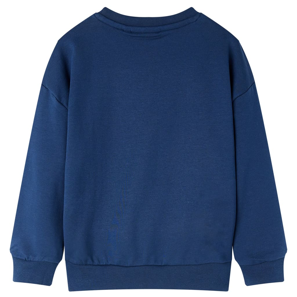 Sweatshirt para criança azul-marinho 128